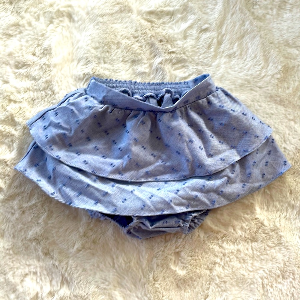 Bella Bliss Swiss Dot Chambray Bloomer Size 2